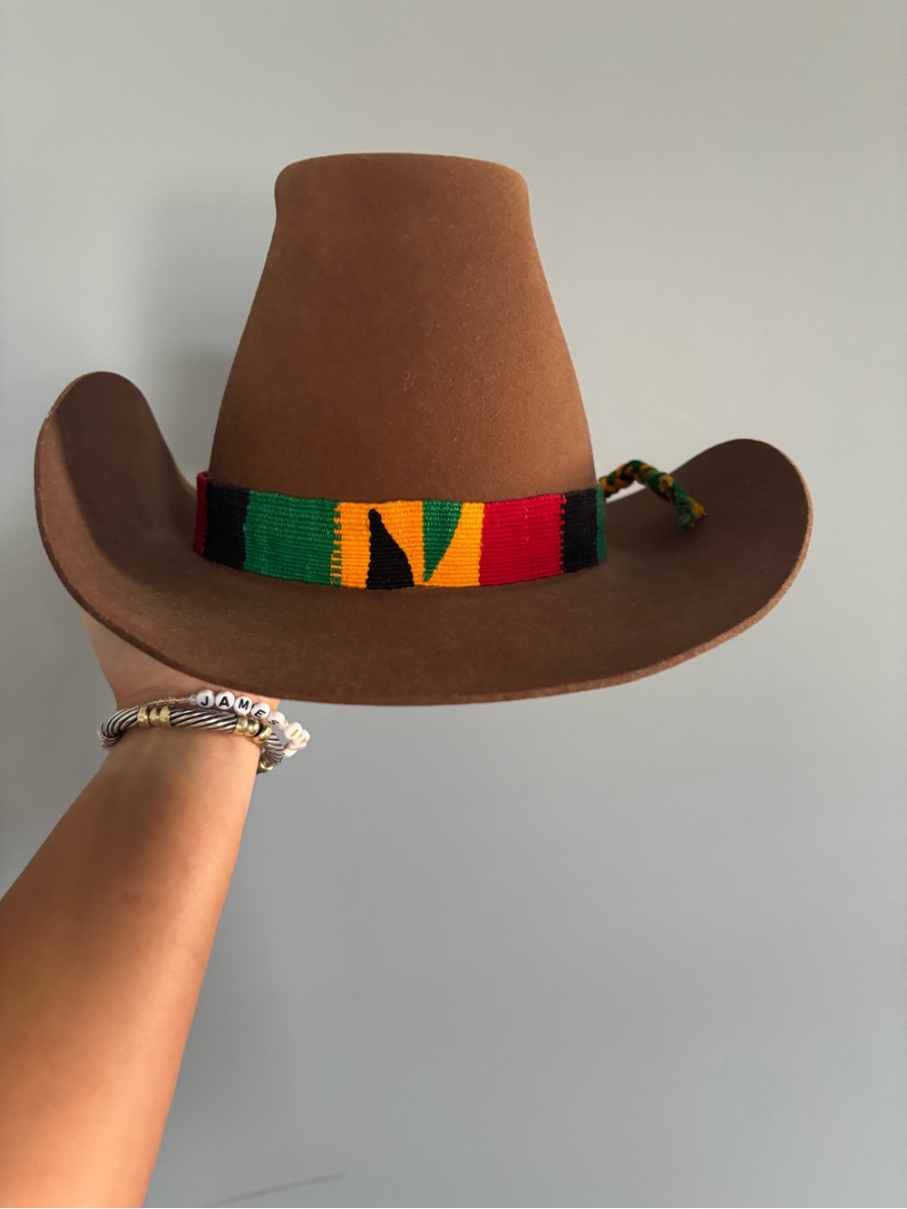 Trail ridge beavafelt brown cowboy hat